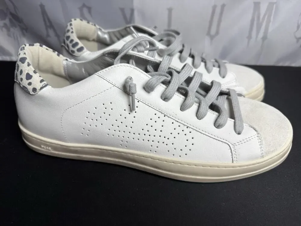 P448 Women’s 11/11.5 (42) John Low Top Sneaker White $298 New Blemishes